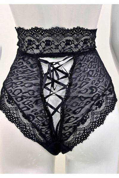opencart New Opencart Black Lace High Waist Panty Venus-K1013 Campaign!! !