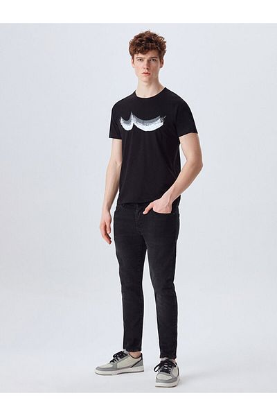 Ltb Black T-shirt with logo