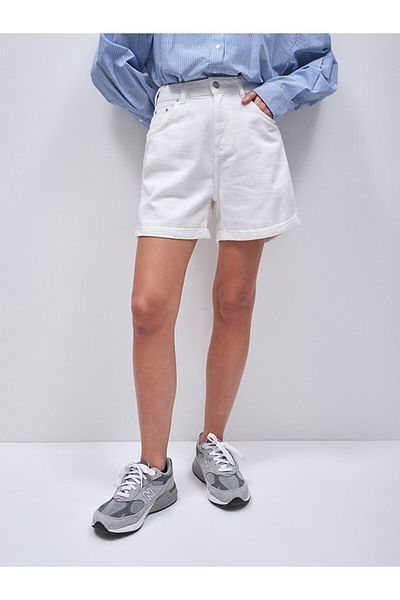 Ltb Mom Jean Pantaloni scurți în talie