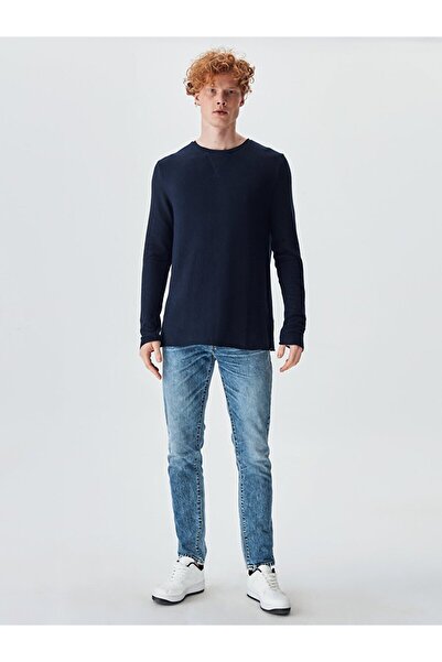 Ltb Φούτερ με λαιμόκοψη Navy Blue