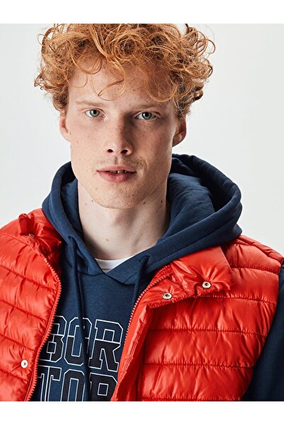 Ltb Φουσκωτό κόκκινο γιλέκο φωτεινό