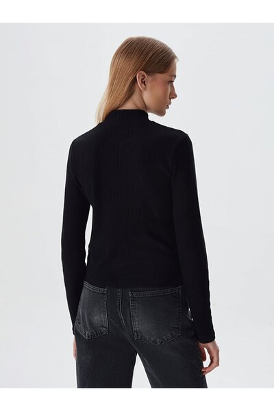 Ltb Half Fisherman Black Sweatshirt