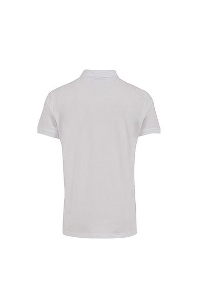 Ltb Polo Neck White T-shirt