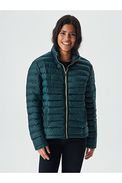 Ltb Inflatable Stand Collar Green Coat