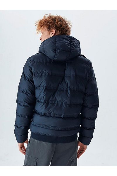 Ltb Φουσκωτό Navy Blue παλτό