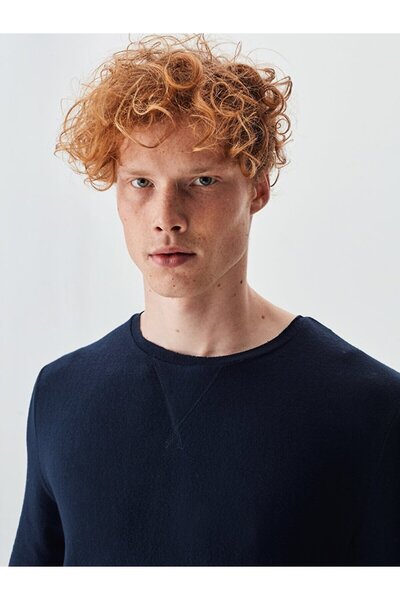 Ltb Φούτερ με λαιμόκοψη Navy Blue