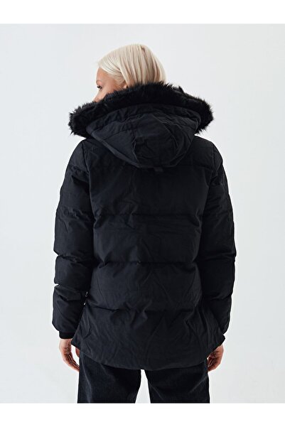 Ltb Black Coat with Inflatable Pockets