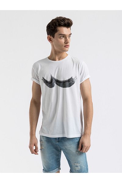 Ltb White T-shirt with logo