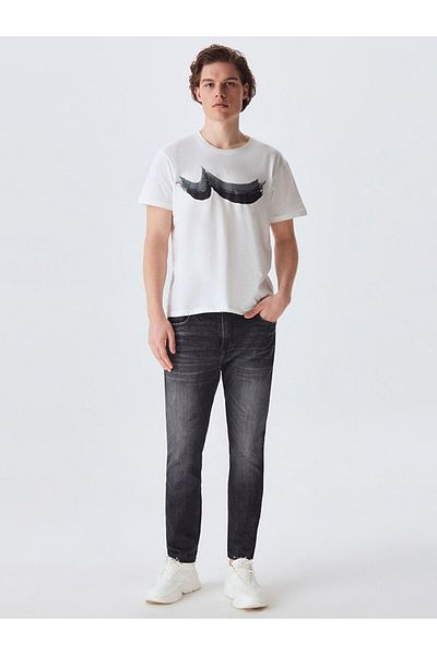 Ltb White T-shirt with logo