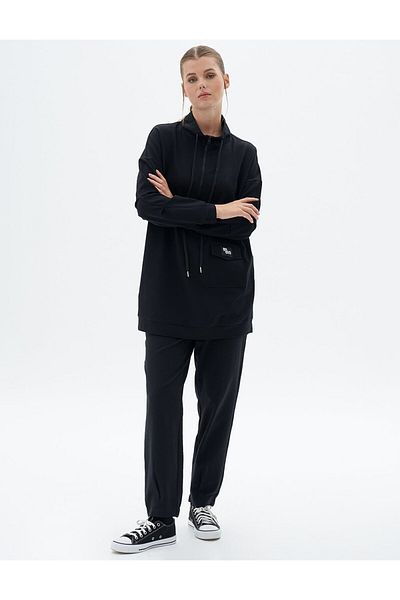 Kayra Black Double Suit - with Pocket Details