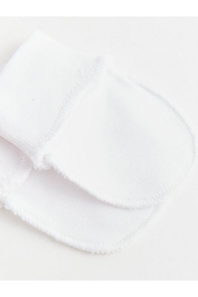 LC Waikiki Lcw White Basic Baby Boy Gloves 3Pcs