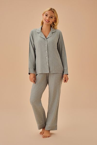 SUWEN Caroline Masculine Pajama Set