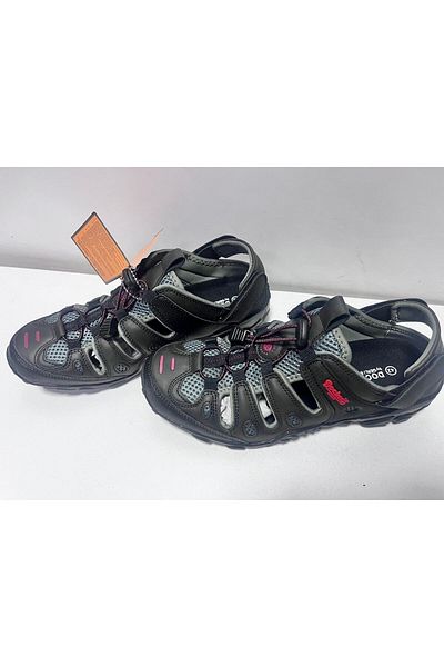 Dockers Ανδρικά Μαύρα Χρώμα Γνήσιο Δερμάτινο Trekking Σανδάλια Παπούτσια Outdoor 216504