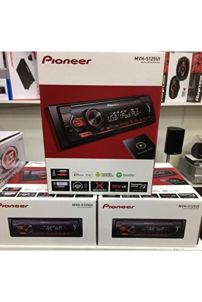 Genel Markalar Pıoner Oto Teyp Mvh-s125uı Usb Aux Fm Radyo 4x50wat