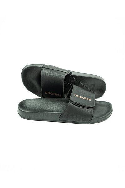 Dockers 226324   Μαύρες ανδρικές παντόφλες