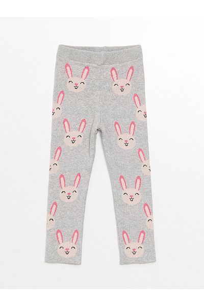 LC Waikiki Lcw Elastic Waist Printed Baby Girl Tights