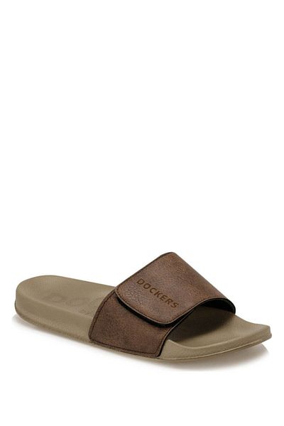 Dockers 226324   Brown Daily Comfortable Orthopedic Men's Slippers