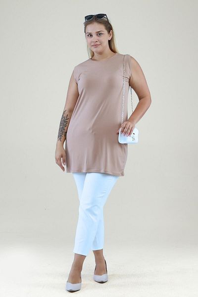 Ferace Women's Hijab Zero Sleeve Savior Sleeveless Tunic