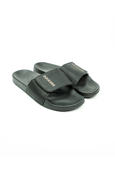 Dockers 226324   Μαύρες ανδρικές παντόφλες