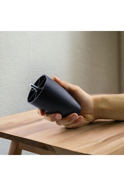 Badem10 Șurub (M8 DENT SUBTIRE) 12 Cm (NEGRU) Mobilier din plastic Fotoliu Canapea Picior Picioare Include Aparat