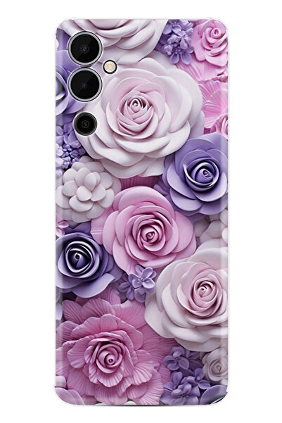 TECNO Pova Neo 2 Kılıf Boutique Baskılı Resimli Mor Güller Pcode -029