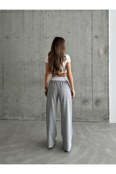mydukkan.co Γκρι αθλητική φόρμα Izya Palazzo - Ελαστική μέση