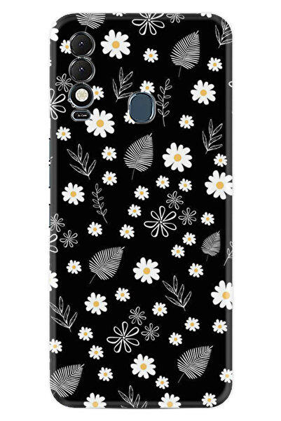 TECNO Spark 8T Kılıf Boutique Baskılı Resimli Papatyalar ve Yaprak Pcode -078
