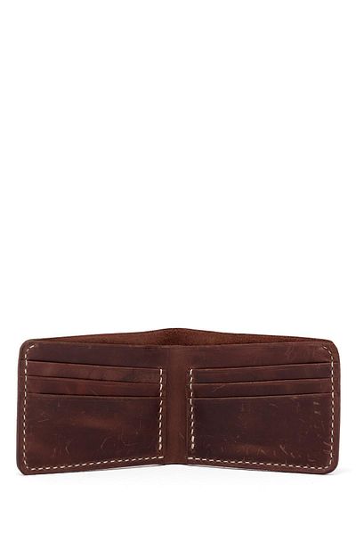 Deri Company Red Brown Men's Leather Wallet - 113561