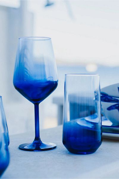 Rakle New Iconic 4-Piece Water Glass Set Blue 425 Cc