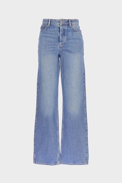 CROSS JEANS Diana Light Blue High Waist Straight Fit Jean Trousers C 4517-110