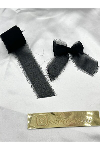 E Elmas Yırtık Şifon Kurdele 4cm 5 mt