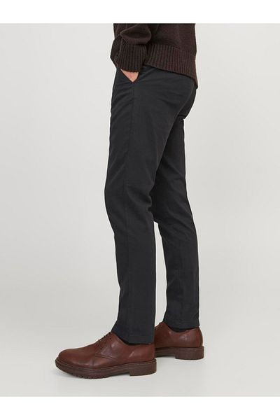 Jack & Jones Solid Ankle Length Slim Fit Pants