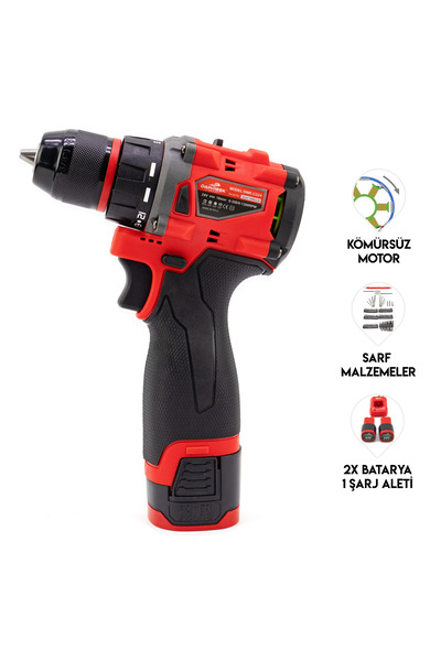 Dawreek Akülü Vidalama MWD24R Armut Batarya