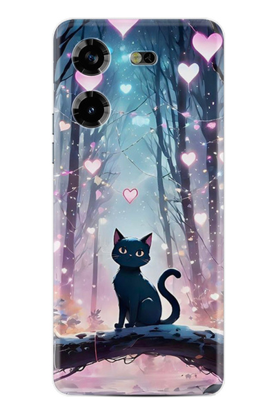 TECNO Pova 5 Kılıf Boutique Baskılı Resimli Love Cats Tree Pcode -050