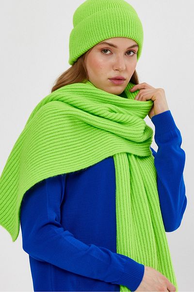 SHERIN Beretă de tricotaj verde neon