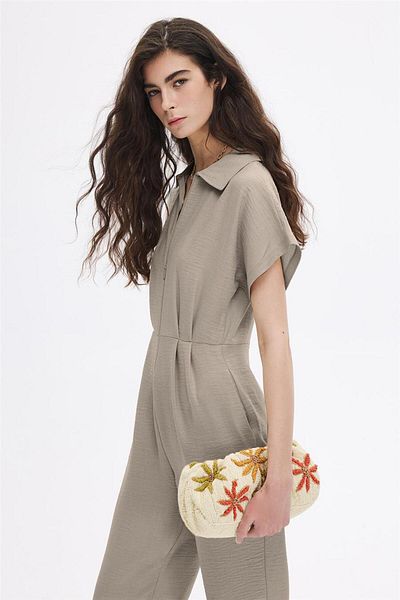 SHERIN Short Sleeve Jumpsuit - Relaxed Fit