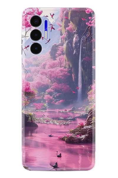 TECNO Pova 3 Kılıf Boutique Baskılı Resimli Şelale Pcode -033