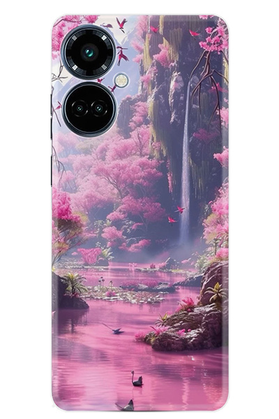 TECNO Camon 19 Pro Kılıf Boutique Baskılı Resimli Şelale Pcode -033