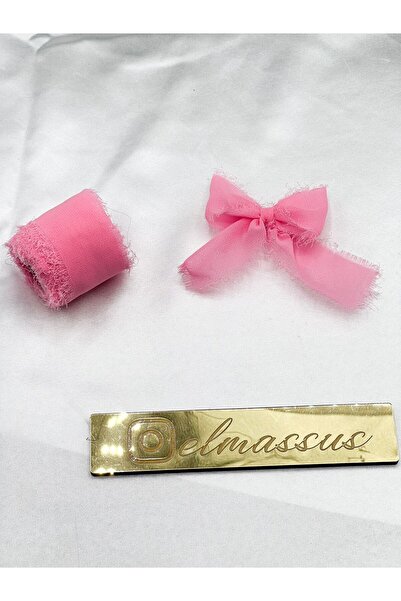 E Elmas Yırtık Şifon Kurdele 4cm 5 mt