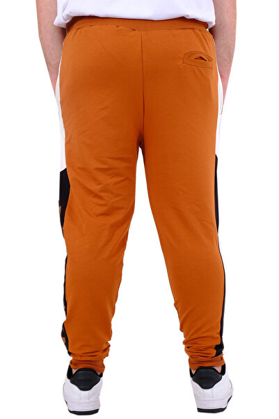 ModeXL BROOKLYN 24517 Cinnamon - Ανδρικό παντελόνι, μεγάλο μέγεθος, γαρνιτούρα Interlock