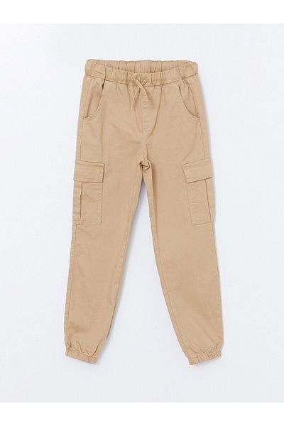 LC Waikiki Παντελόνι Lcwk Elastic Waist Girl's Cargo Jogger