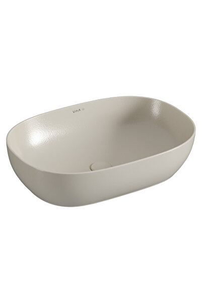 VitrA Outline Recycled 7995B066-0016 Çanak Lavabo, Mat Bej