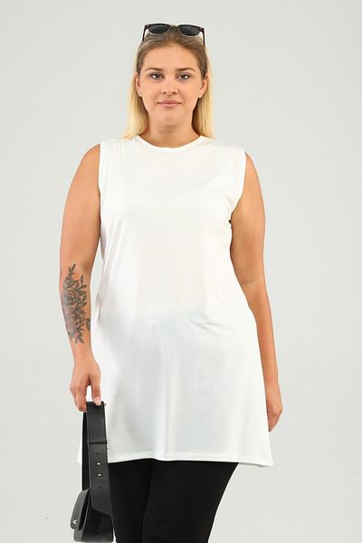 Ferace Women's Hijab Zero Sleeve Savior Sleeveless Tunic