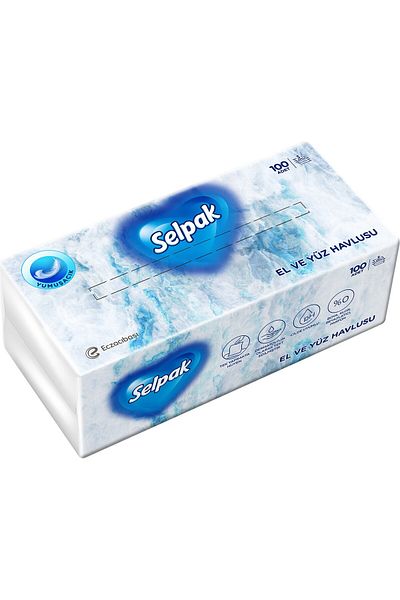 Selpak Hand and Face Towel 100 Sheets