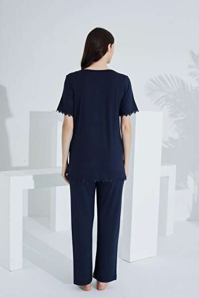 Etoile Бамбуковий комплект піжами для вагітних з мереживною обробкою 30241-30245