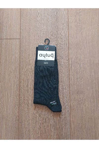 Aytuğ Ανδρικές κάλτσες Saac Winter Season Modal Socket - 4 ζευγάρια χρώματα (Γκρι-Αντιρακί-Καφέ-Μπλε)