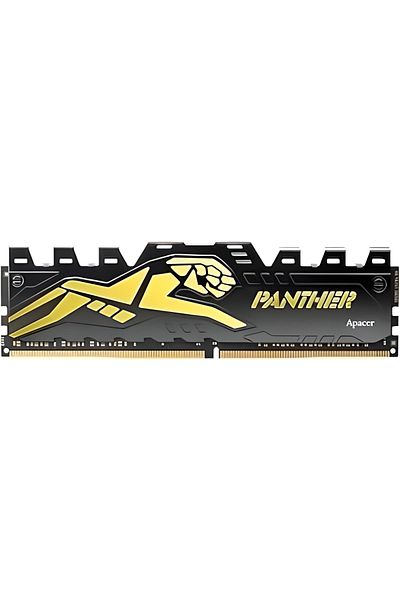 Apacer 16GB DDR4 3200MHZ CL16 PC RAM Panther Black-Gold AH4U16G32C28Y7GAA-1