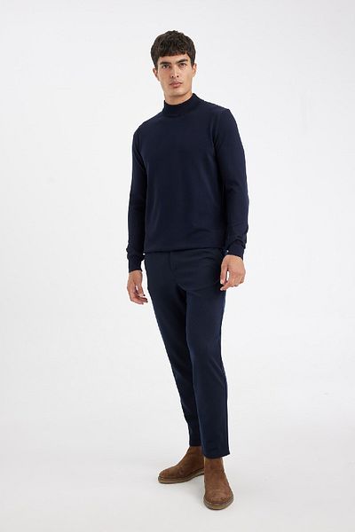 DeFacto Jogger Sommer Stoffhose Basic Straight Straight Bein mit Taschen D3695ax24au