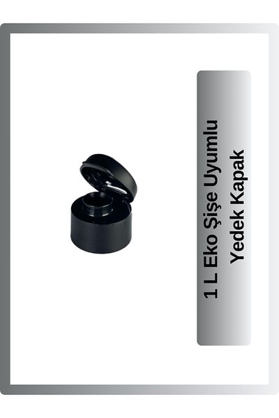 Tupperware 1L Eco Bottle Compatible Black Spare Lid