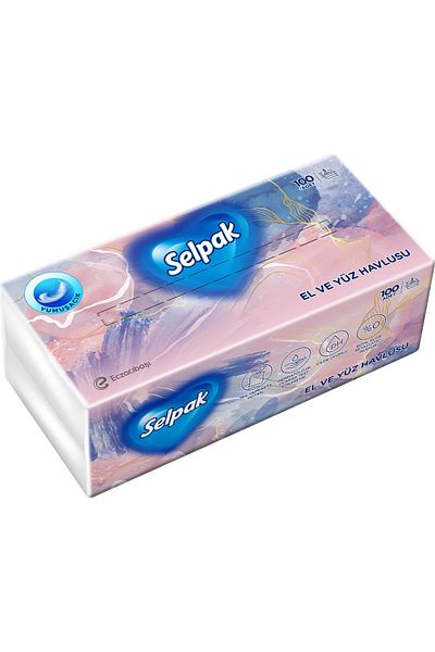 Selpak Hand and Face Towel 100 Sheets